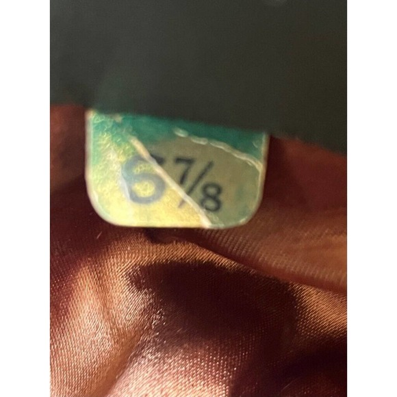 Dobbs Fedora Hat Men's 6 7/8 Brown Feather Felt Headwear - Picture 4 of 9